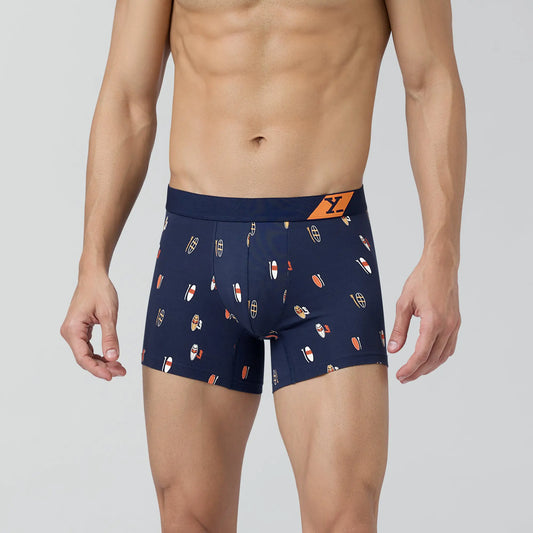 Splash Cotton Stretch Trunks Surfboard Blue - XYXX Crew