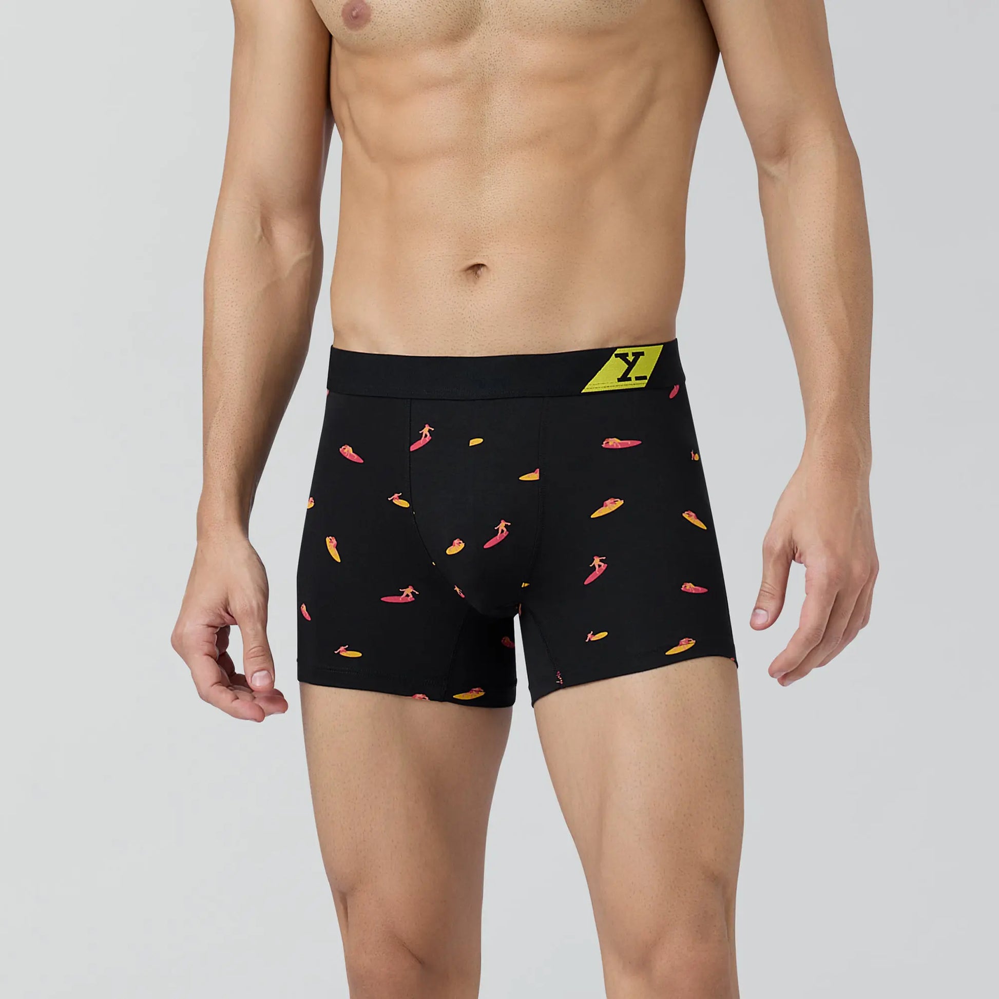 Splash Cotton Stretch Trunks Surfer Black - XYXX Crew