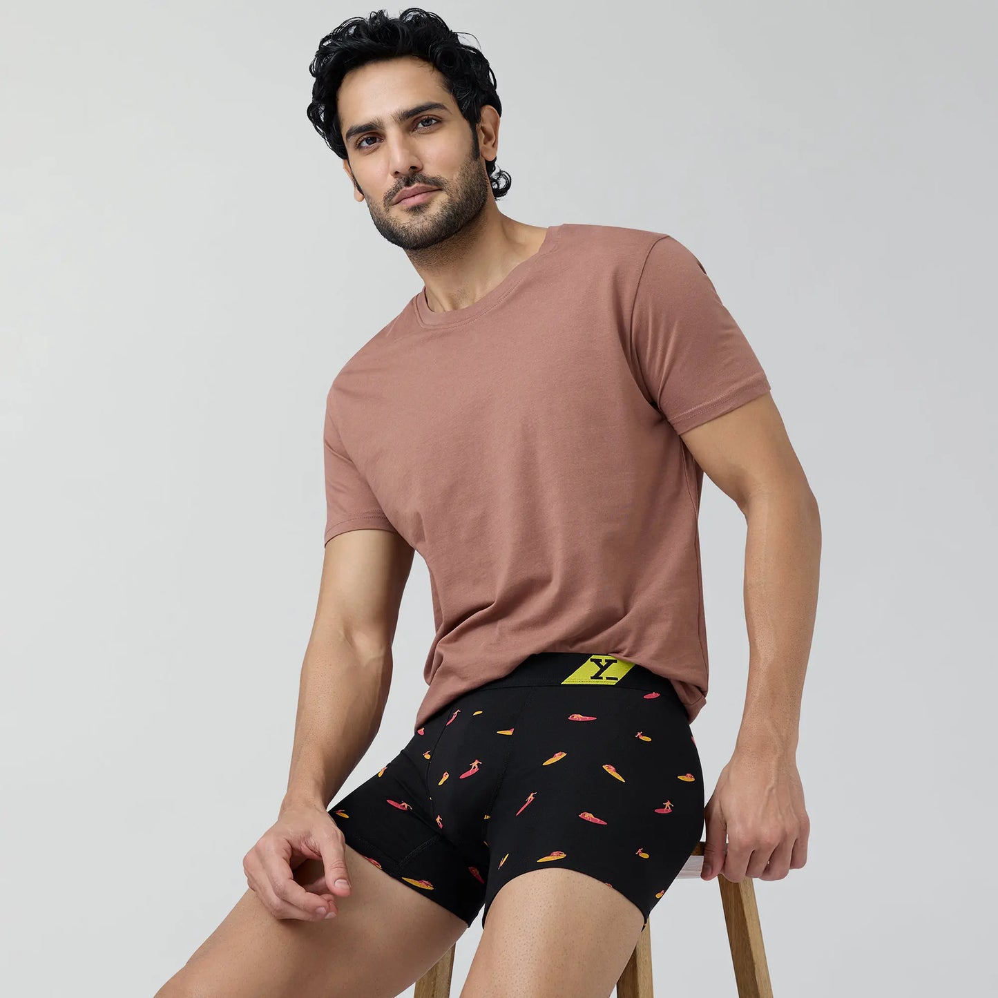 Splash Cotton Stretch Trunks Surfer Black - XYXX Crew