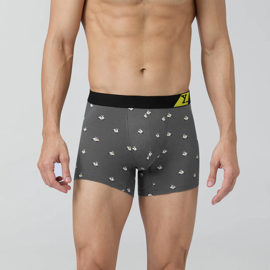 Splash Cotton Stretch Trunks Vespa Grey - XYXX Crew