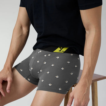 Splash Cotton Stretch Trunks Vespa Grey - XYXX Crew