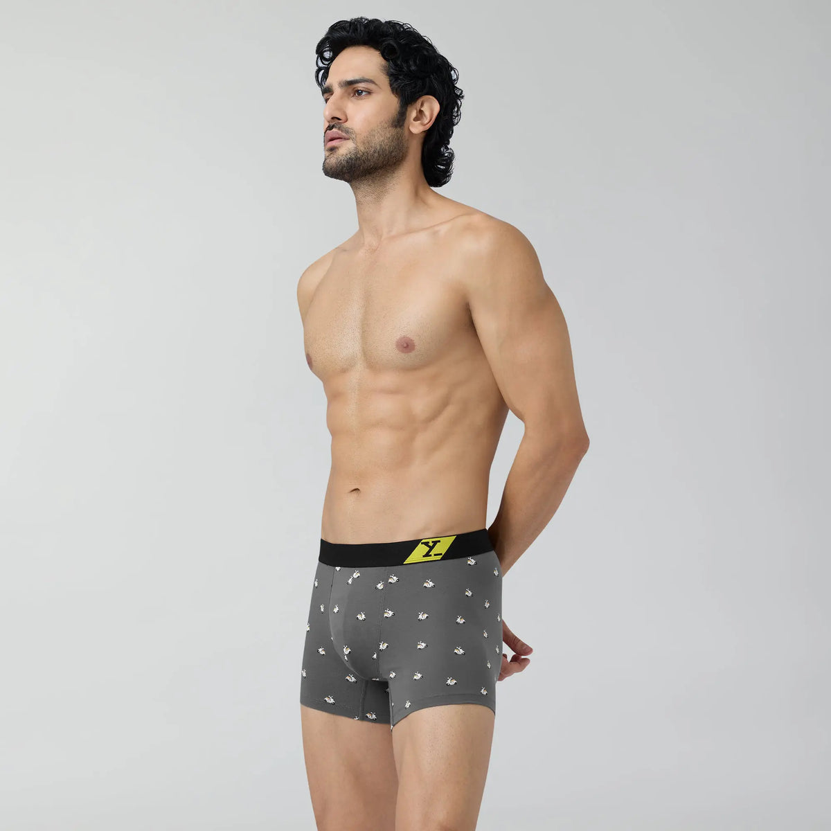 Splash Cotton Stretch Trunks Vespa Grey - XYXX Crew