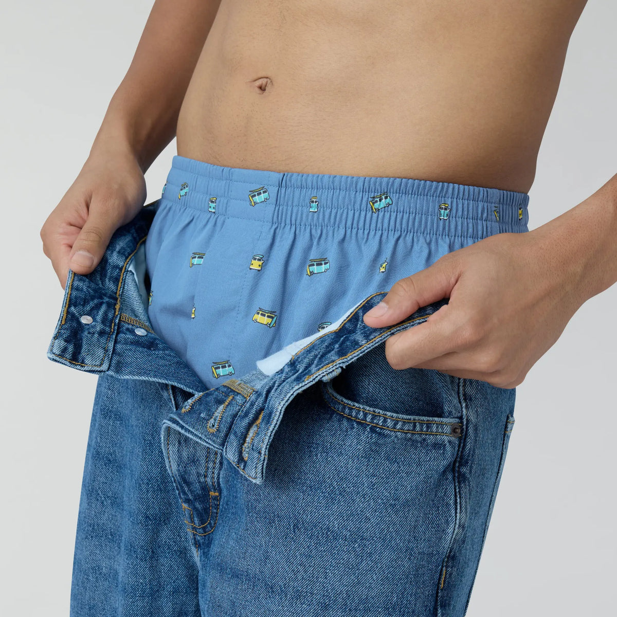 Splash Cotton Boxers - Bus Blue - XYXX Crew