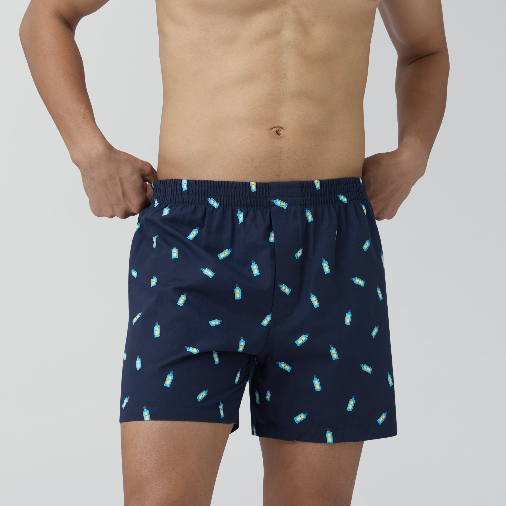 Cotton Boxer For Men - Blue Boxers Shorts- XYXX – XYXX Apparels