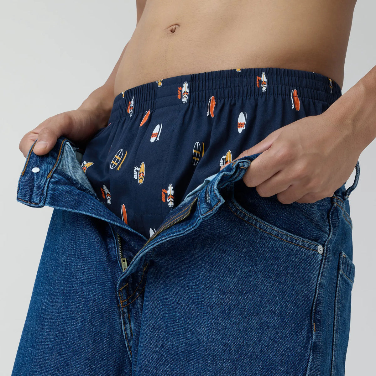 Splash Cotton Boxers - Surfboard Blue - XYXX Crew