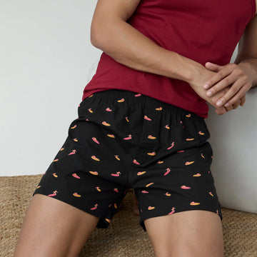 Splash Cotton Boxers - Surfer Black - XYXX Crew