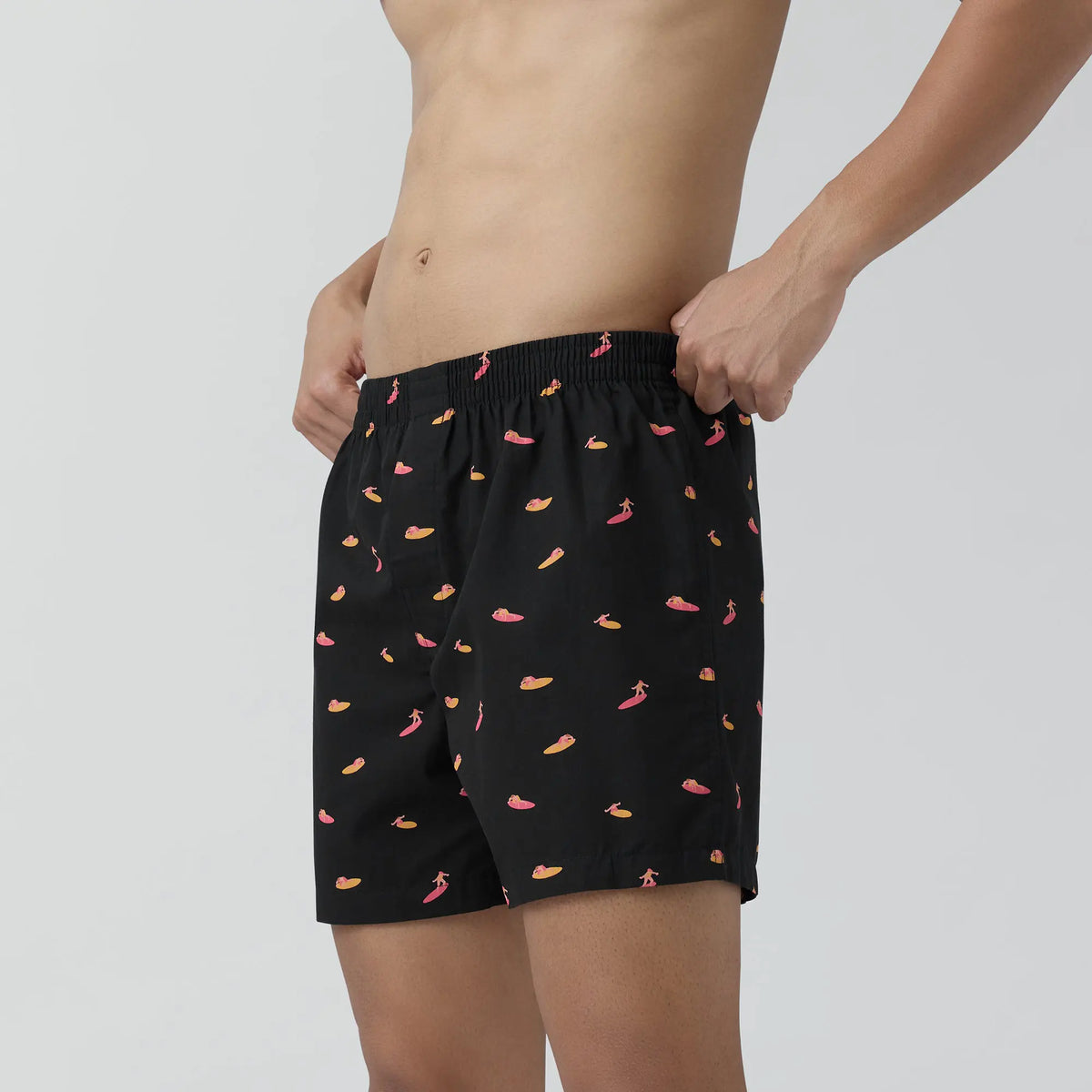 Splash Cotton Boxers - Surfer Black - XYXX Crew