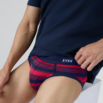Streax Cotton Stretch Briefs Cardinal Red - XYXX Crew