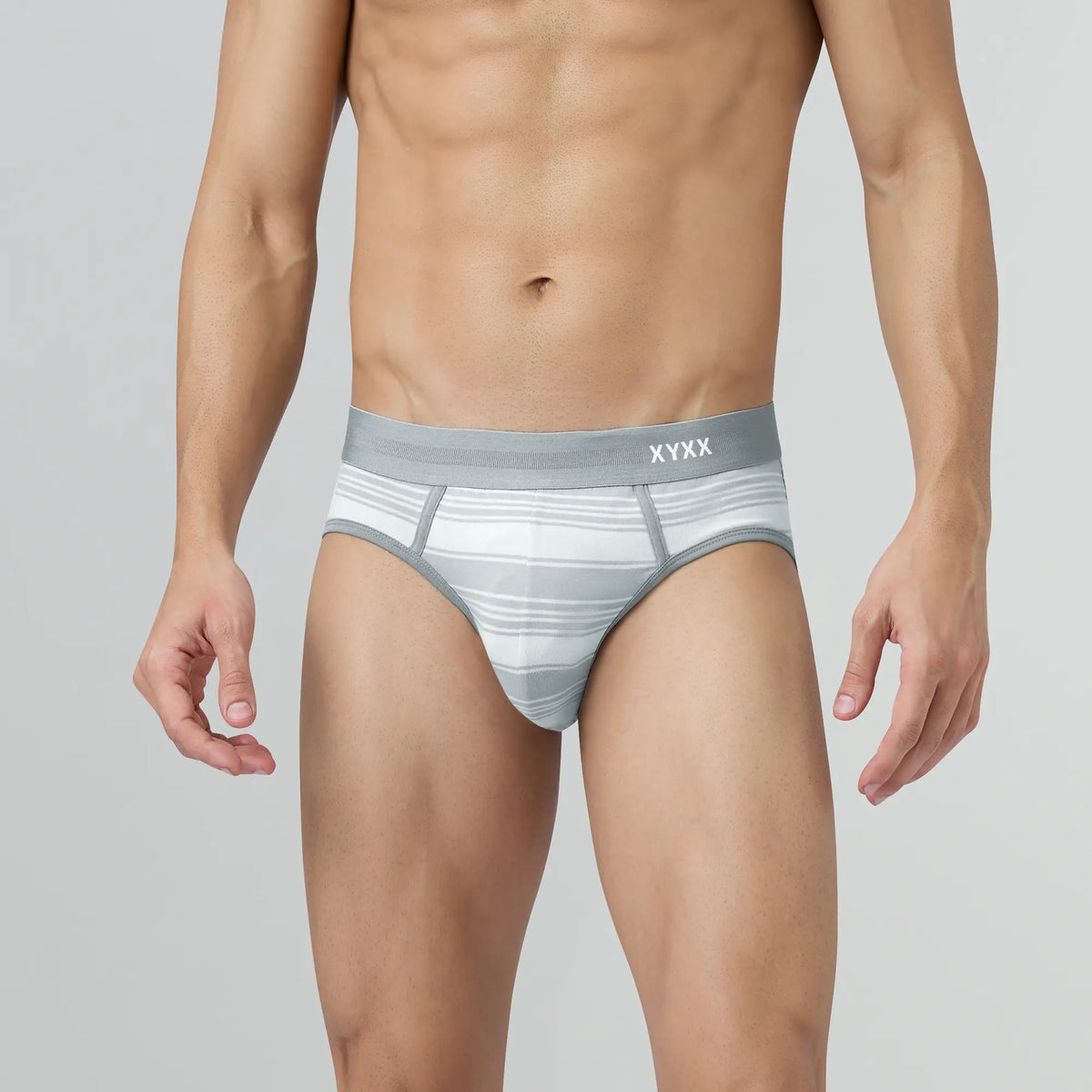 Streax Cotton Stretch Briefs Cloud Grey - XYXX Crew