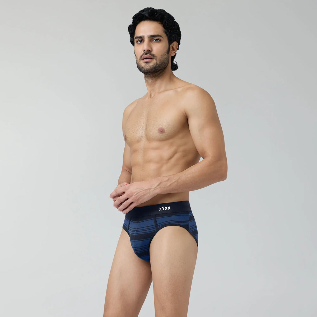 Streax Cotton Stretch Briefs Opal Blue - XYXX Crew