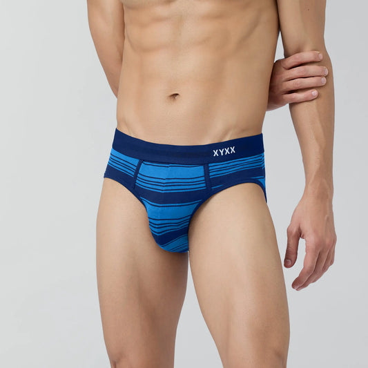 Streax Cotton Stretch Briefs Pacific Blue - XYXX Crew
