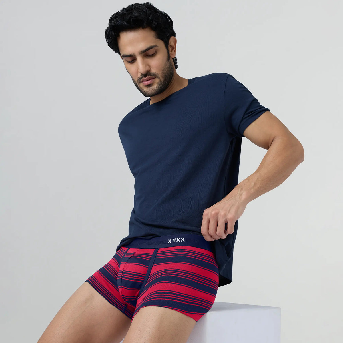 Streax Cotton Stretch Trunks Cardinal Red - XYXX Crew
