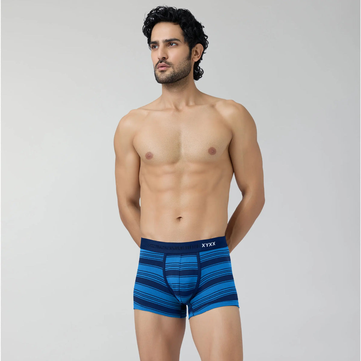 Streax Cotton Stretch Trunks Pacific Blue - XYXX Crew