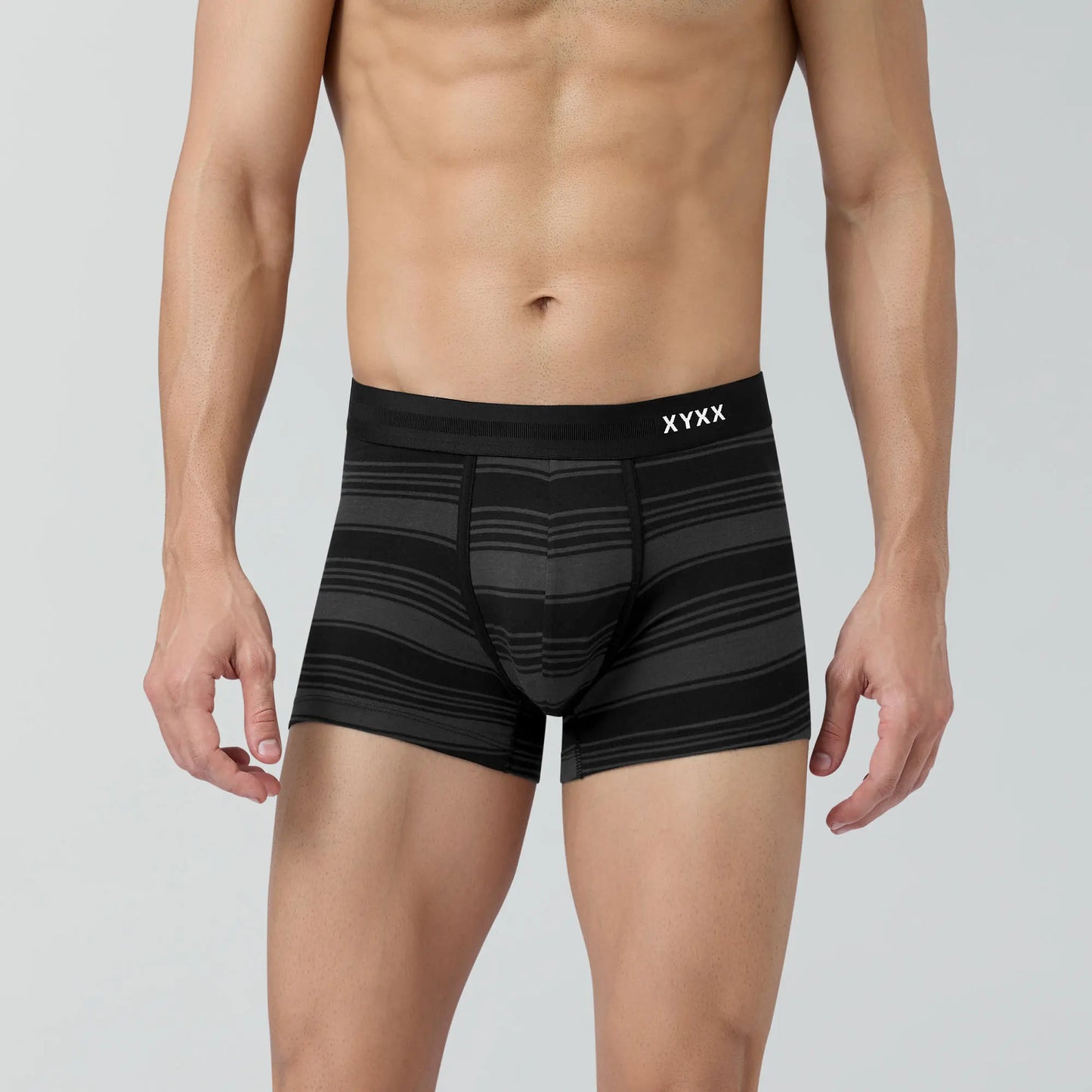 Streax Cotton Stretch Trunks Smoke Black - XYXX Crew