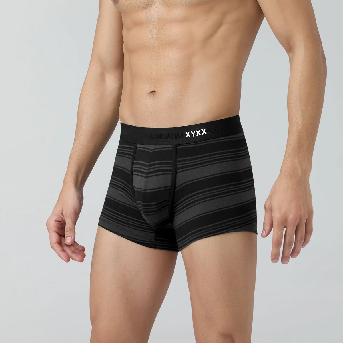 Streax Cotton Stretch Trunks Smoke Black - XYXX Crew