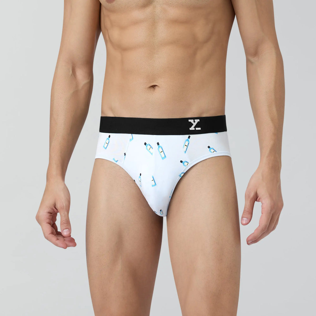 Surf Cotton Stretch Briefs Gin Blue - XYXX Crew