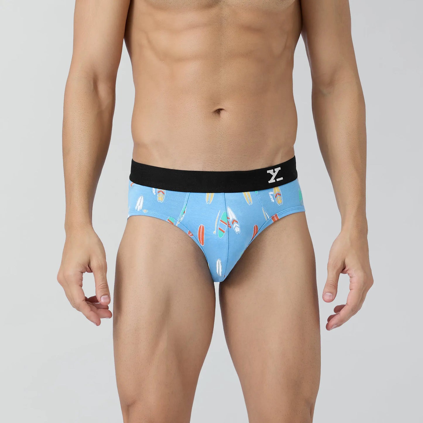 Surf Cotton Stretch Briefs Surfboard Blue - XYXX Crew