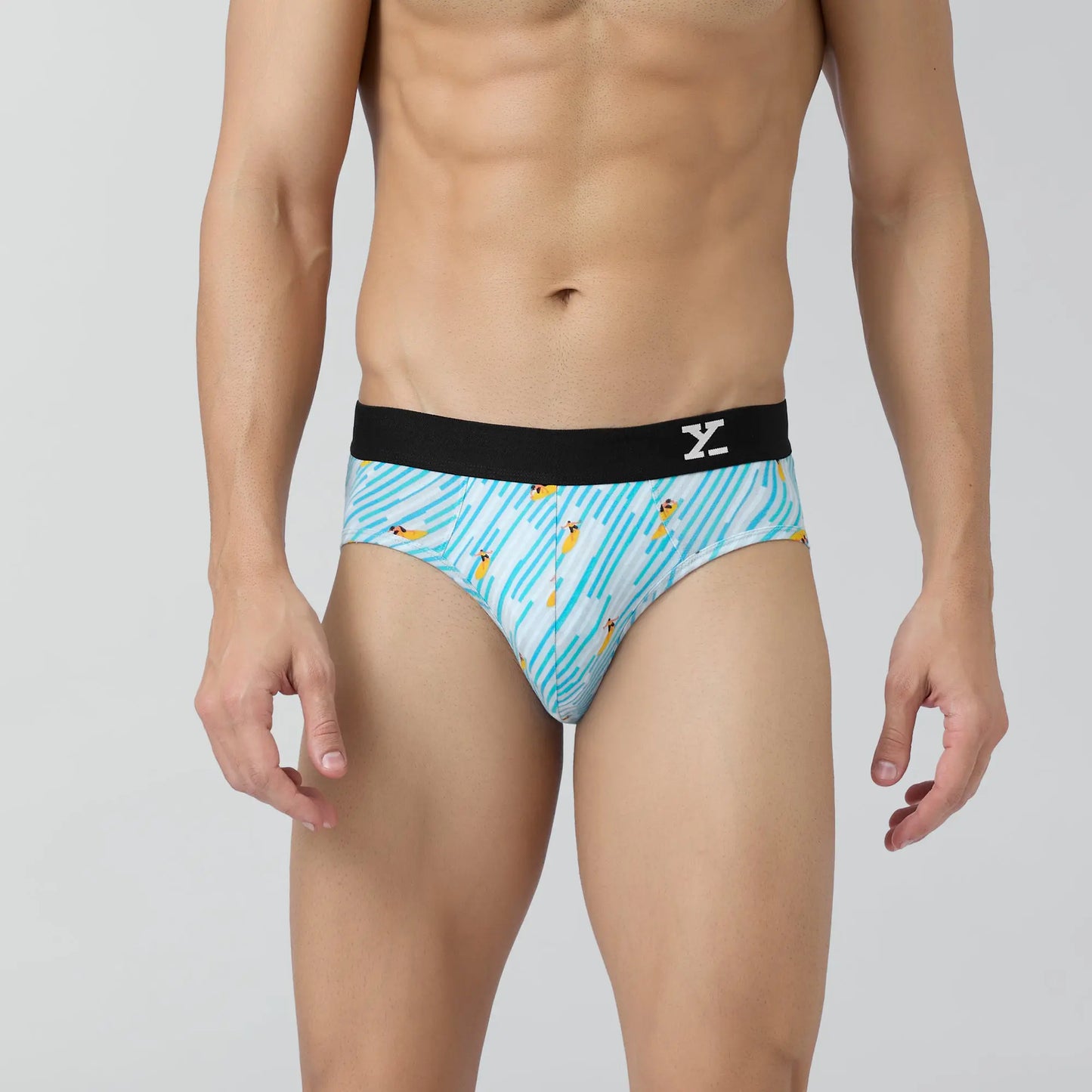 Surf Cotton Stretch Briefs Surfer Blue - XYXX Crew