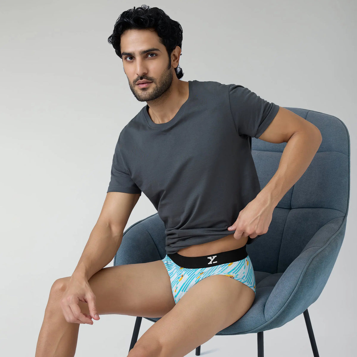 Surf Cotton Stretch Briefs Surfer Blue - XYXX Crew