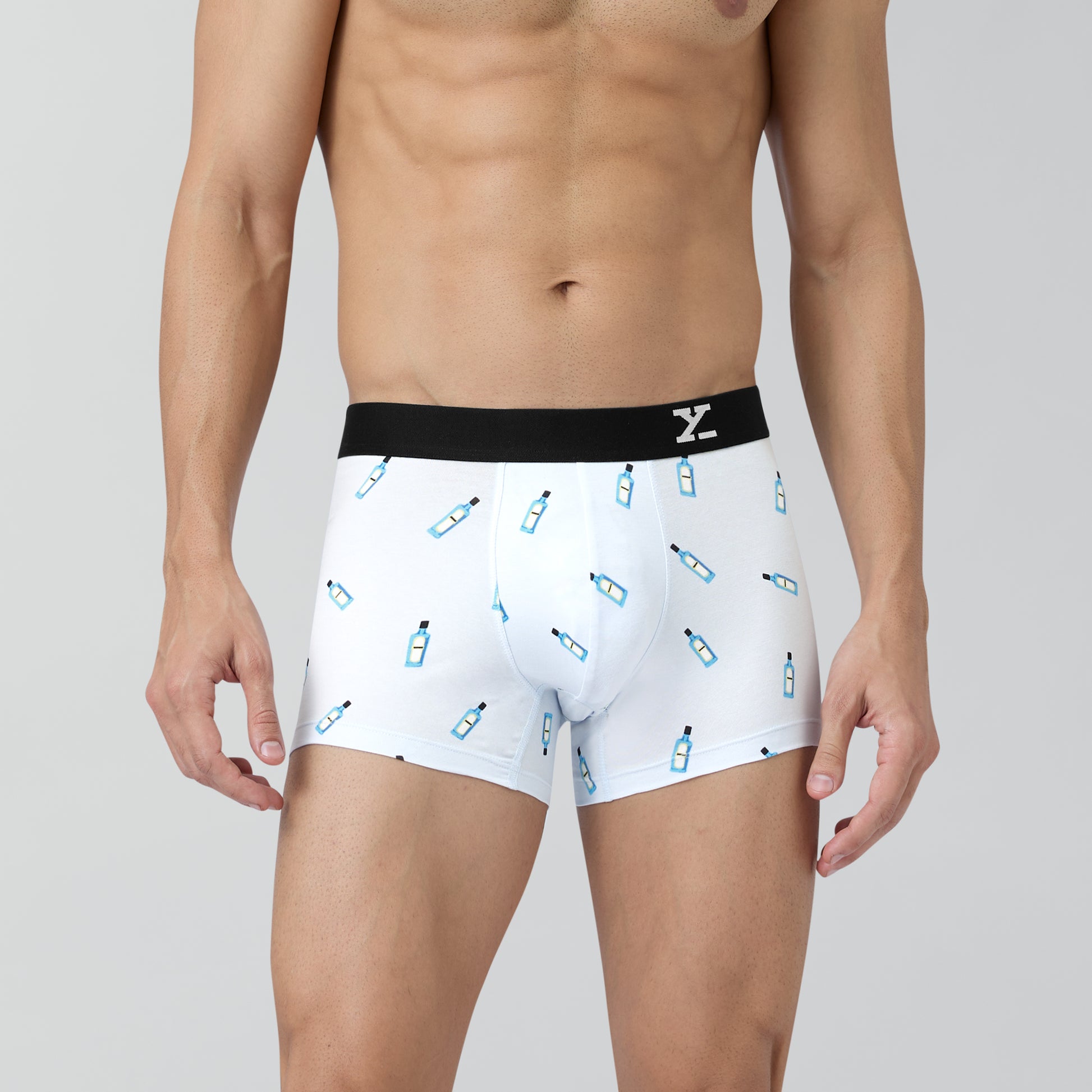 Prints For You Trunks Gin Blue - XYXX Crew