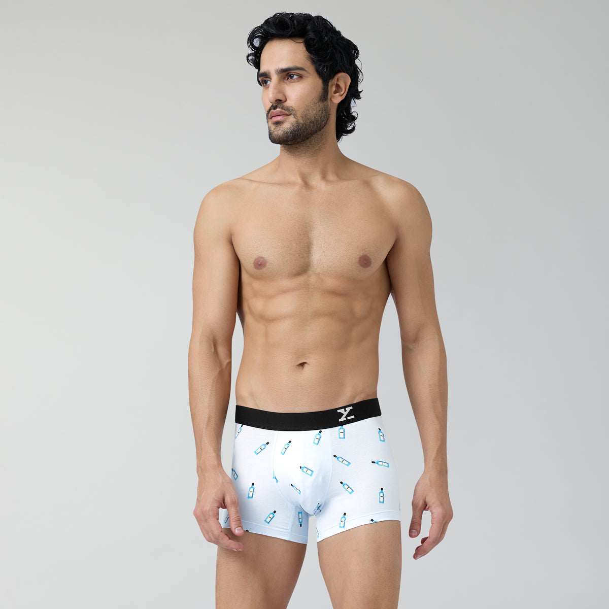 Prints For You Trunks Gin Blue - XYXX Crew