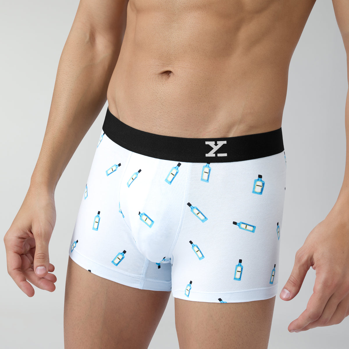Prints For You Trunks Gin Blue - XYXX Crew