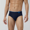 Traq Silver Cotton Briefs For Men Midnight Blue -  XYXX Crew