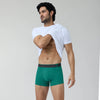 Traq Silver Cotton Trunks Aqua Green - XYXX Crew