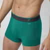 Traq Silver Cotton Trunks For Men Aqua Green -  XYXX Crew