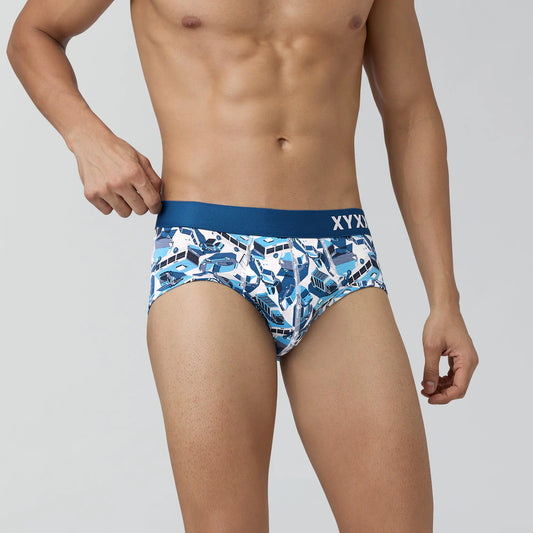 Urbane Modal Briefs Street Blue - XYXX Crew