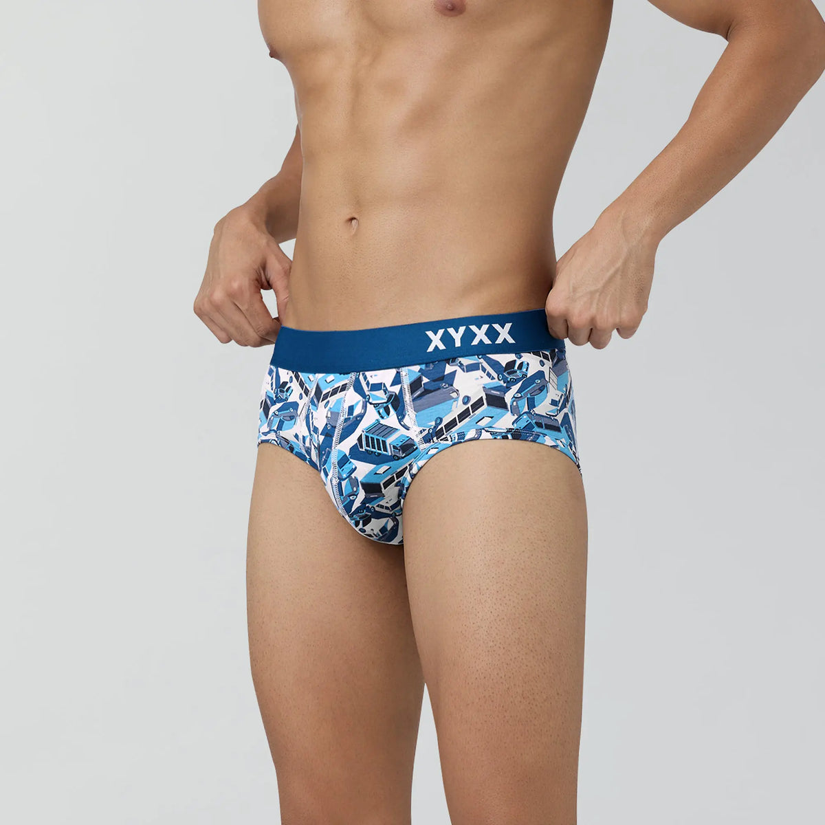 Urbane Modal Briefs Street Blue - XYXX Crew