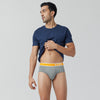 Volt Modal Pop Briefs For Men Ash Grey -  XYXX Crew