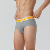 Volt Modal Pop Briefs For Men Ash Grey -  XYXX Crew