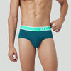 Volt Modal Pop Briefs For Men Emerald Green -  XYXX Crew