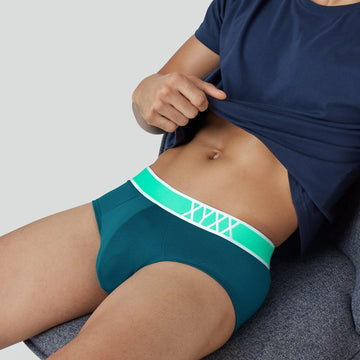 Volt Modal Pop Briefs Emerald Green - XYXX Crew