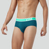 Volt Modal Pop Briefs For Men Emerald Green -  XYXX Crew