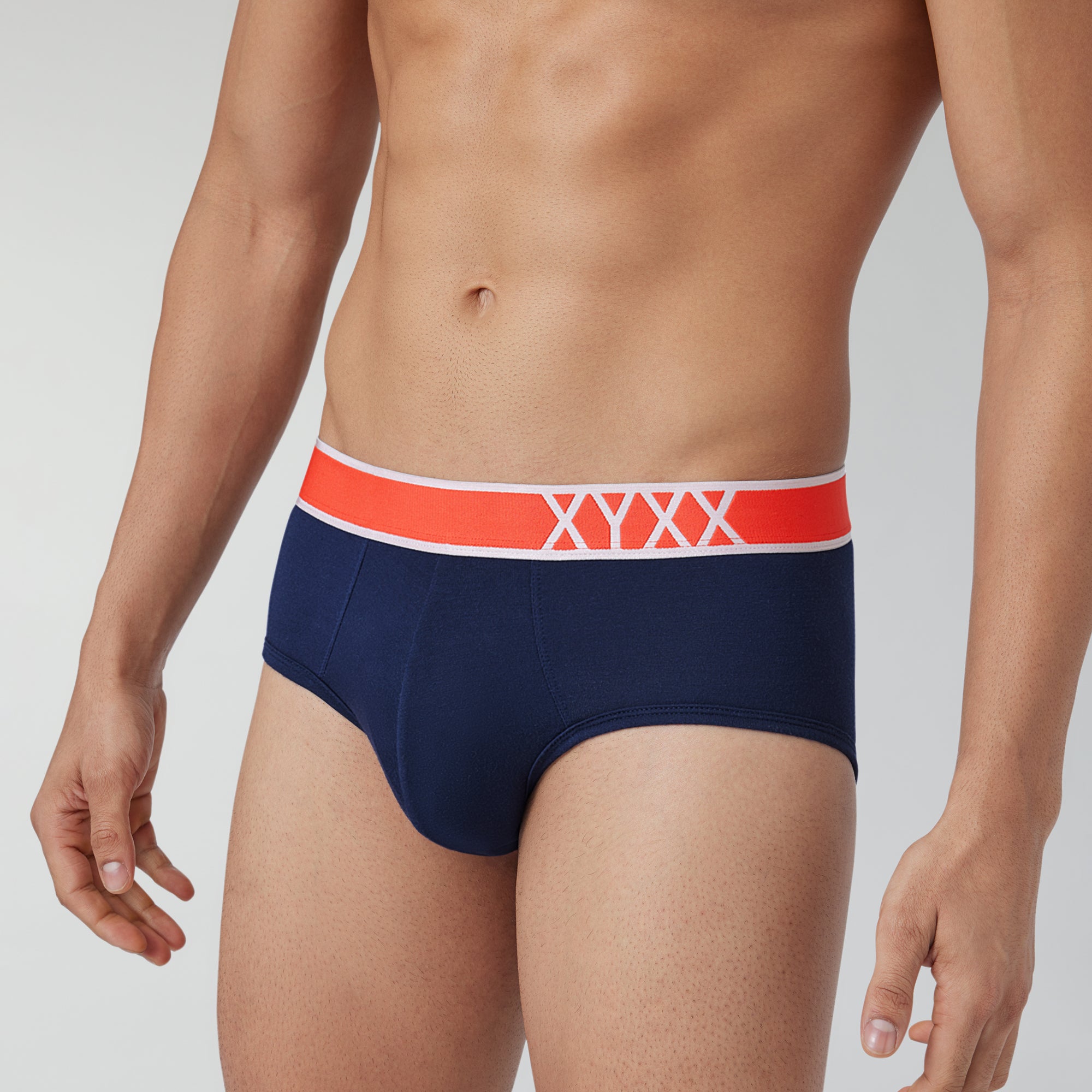 Volt Modal Pop Briefs For Men Navy Blue -  XYXX Crew