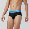 Volt Modal Pop Briefs For Men Pitch Black -  XYXX Crew