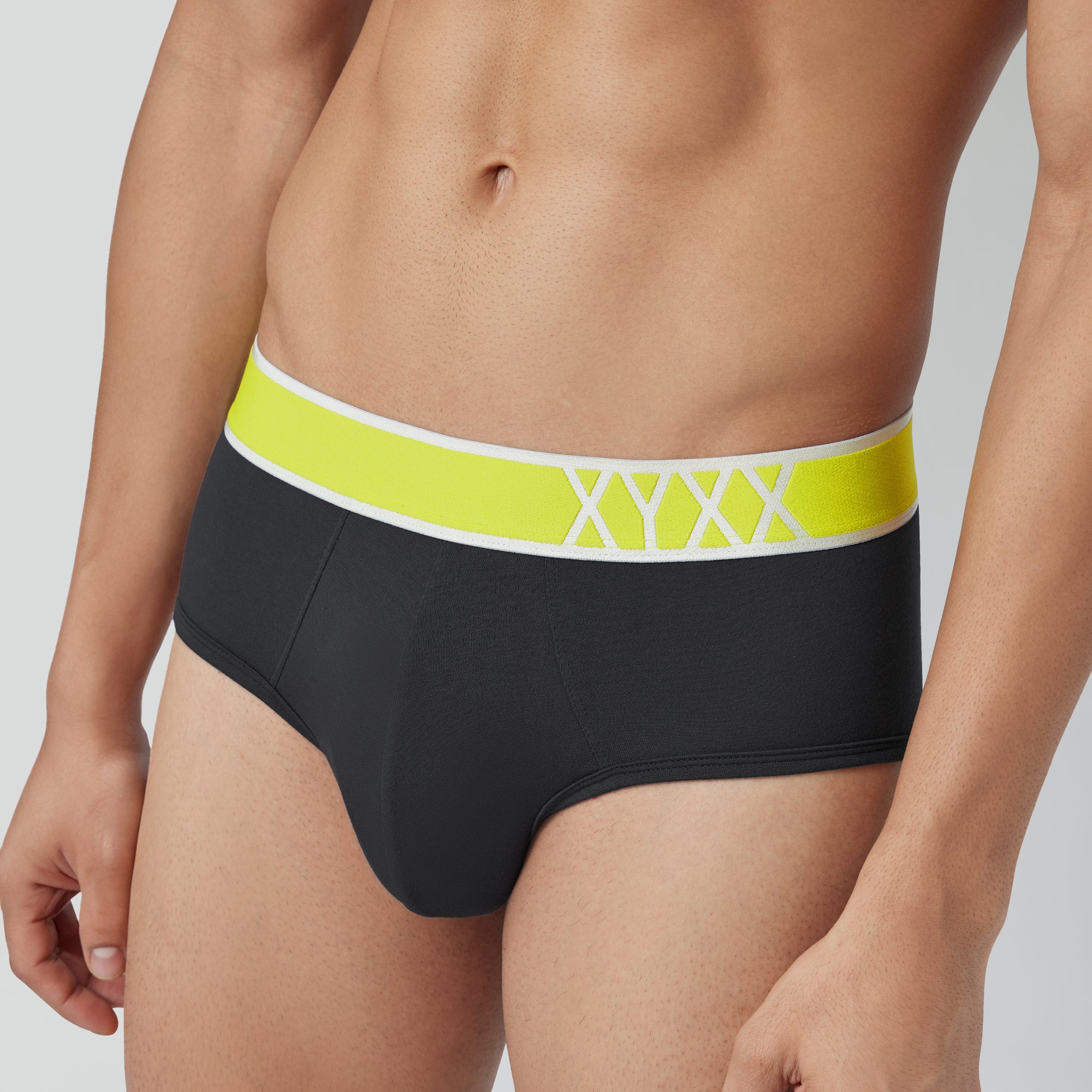 Volt Modal Pop Briefs For Men Storm Grey -  XYXX Crew