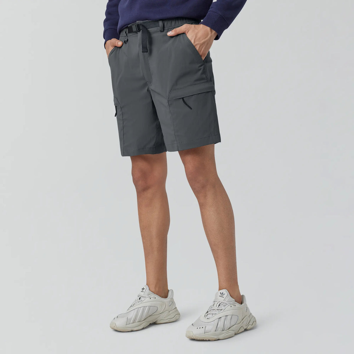Cross_Sell Moveo Cargo Shorts Anchor Grey - XYXX Crew