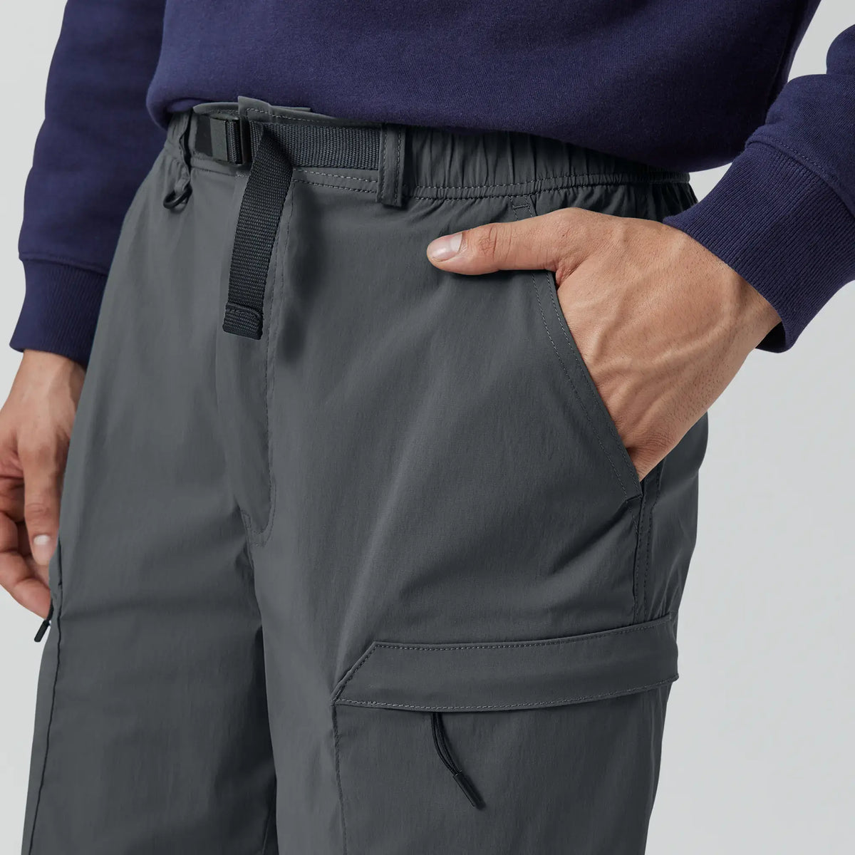 Cross_Sell Moveo Cargo Shorts Anchor Grey - XYXX Crew