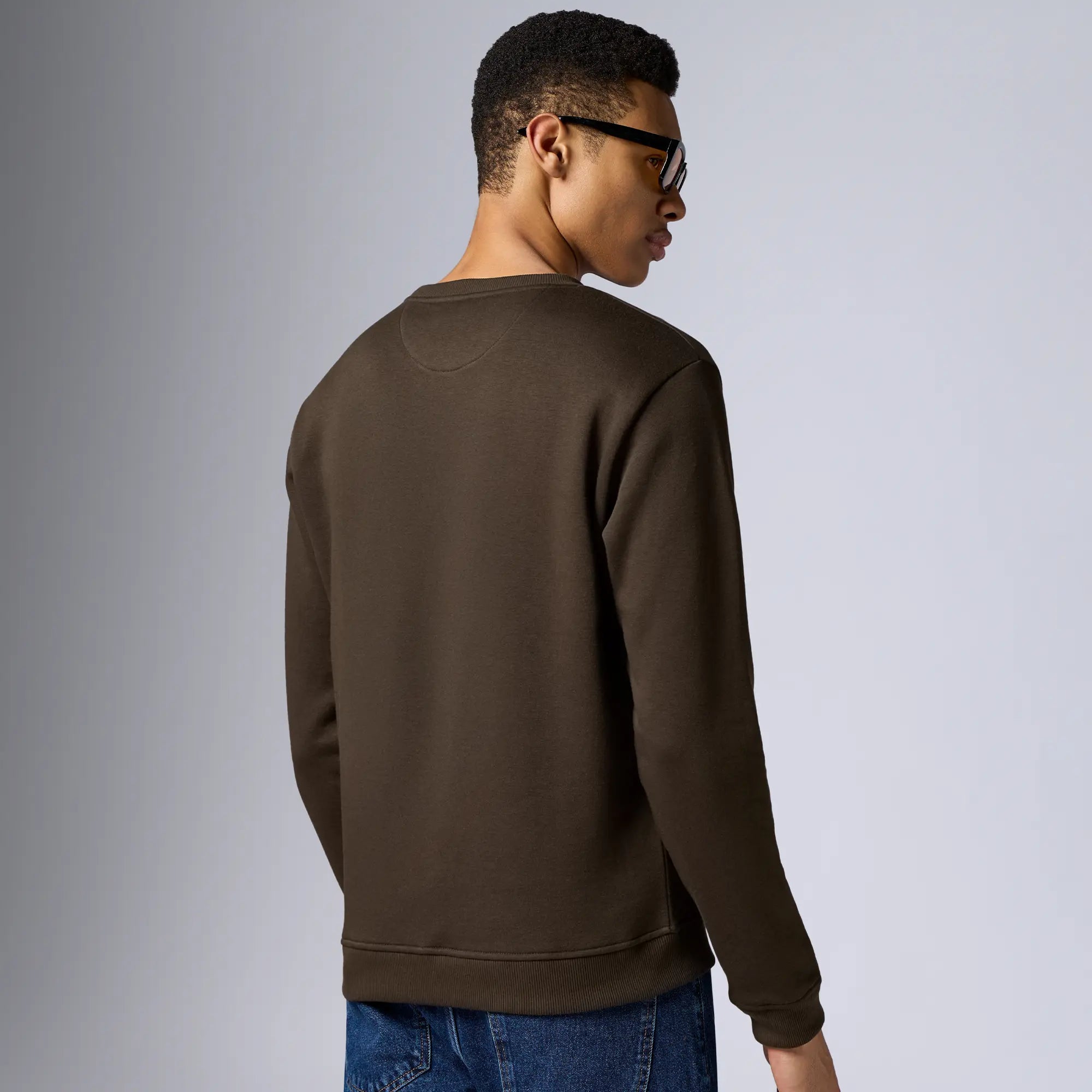 Neo French Terry Cotton-Blend Sweatshirt Malt Brown