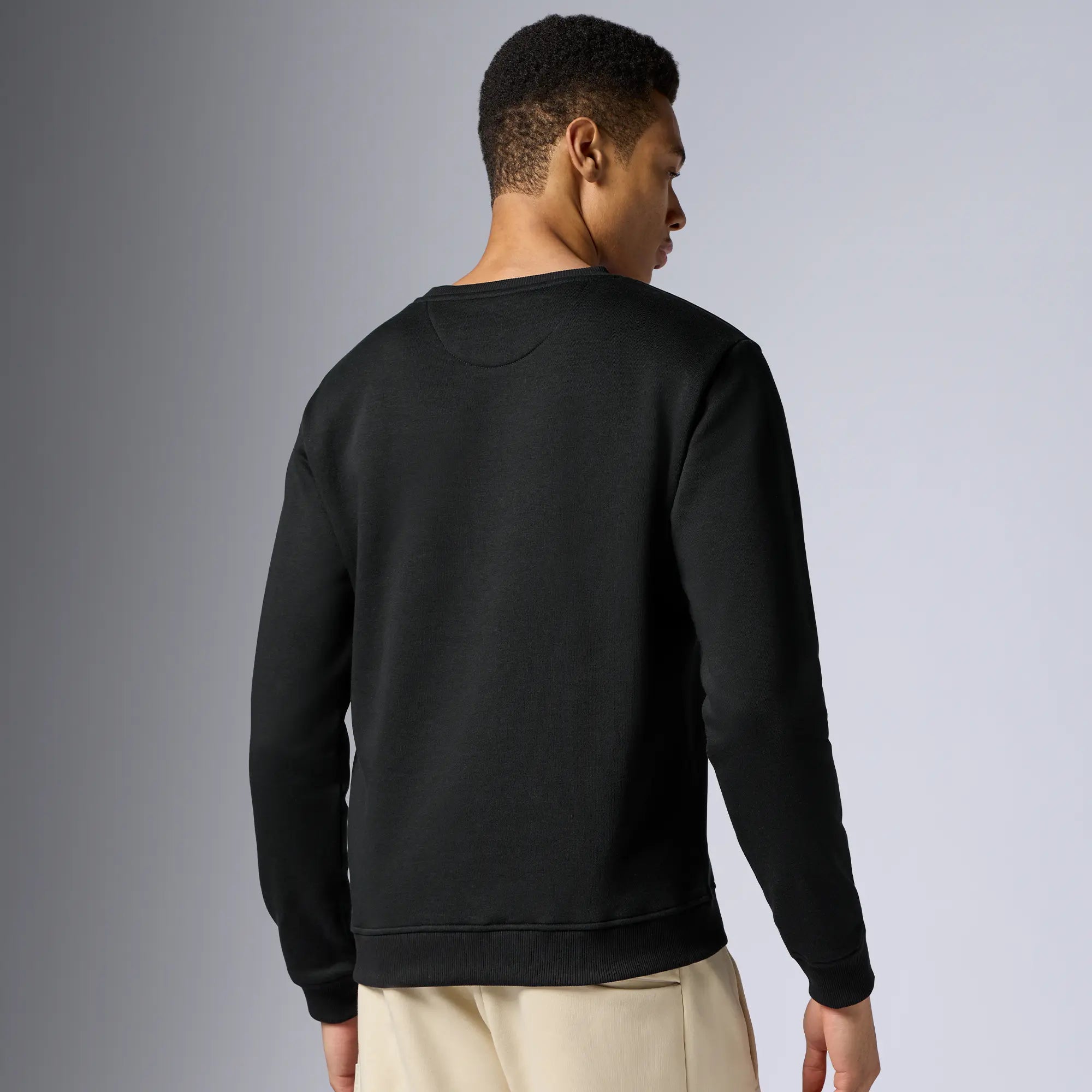 Neo French Terry Cotton-Blend Sweatshirt Pitch Black