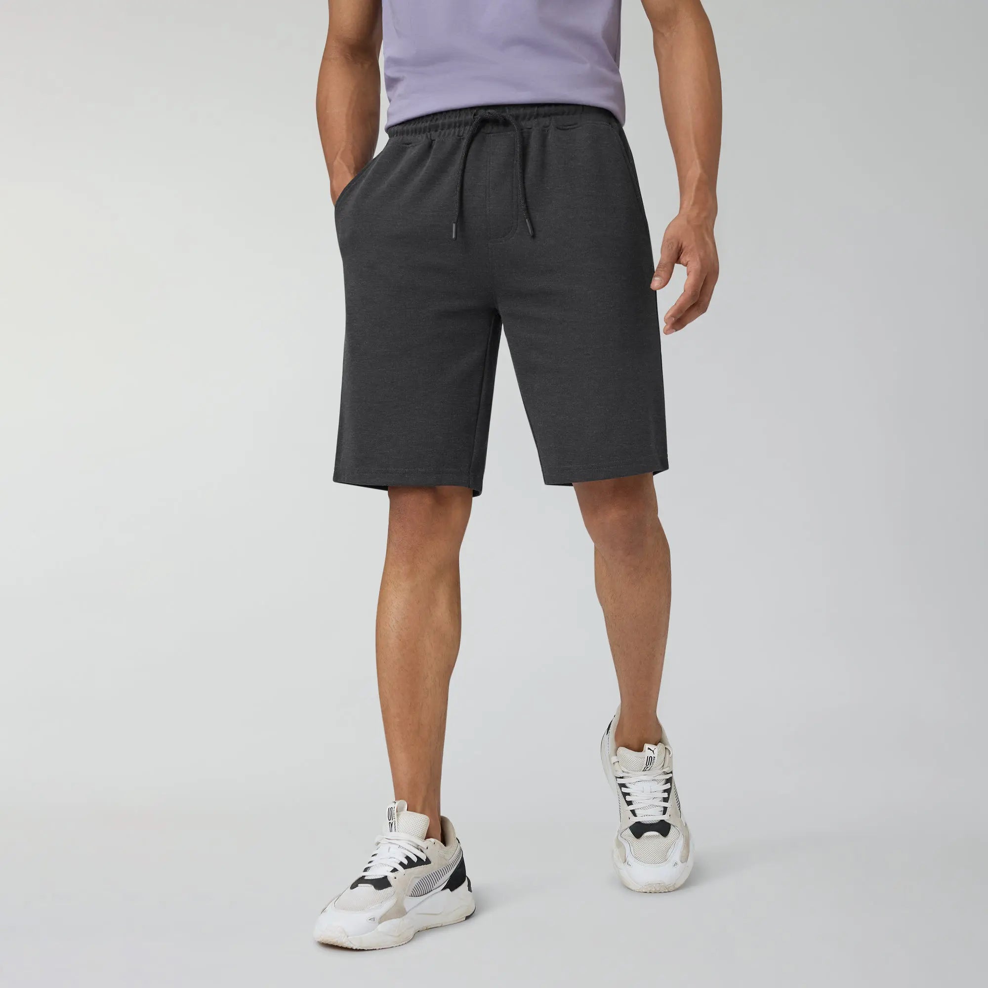 Graphite Grey IntelliSmooth Cotton Rich Shorts - Buy Men's Cotton Graphite Grey IntelliSmooth Cotton Rich Shorts - Buy Men's Cotton