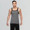 Pace Square Neck Vest Steel Ash Grey