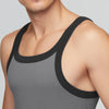 Pace Square Neck Vest Steel Ash Grey