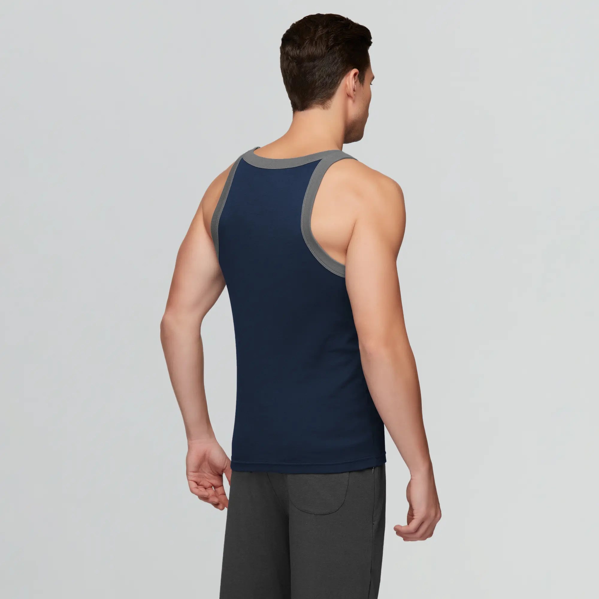 Pace Square Neck Vest Estate Blue