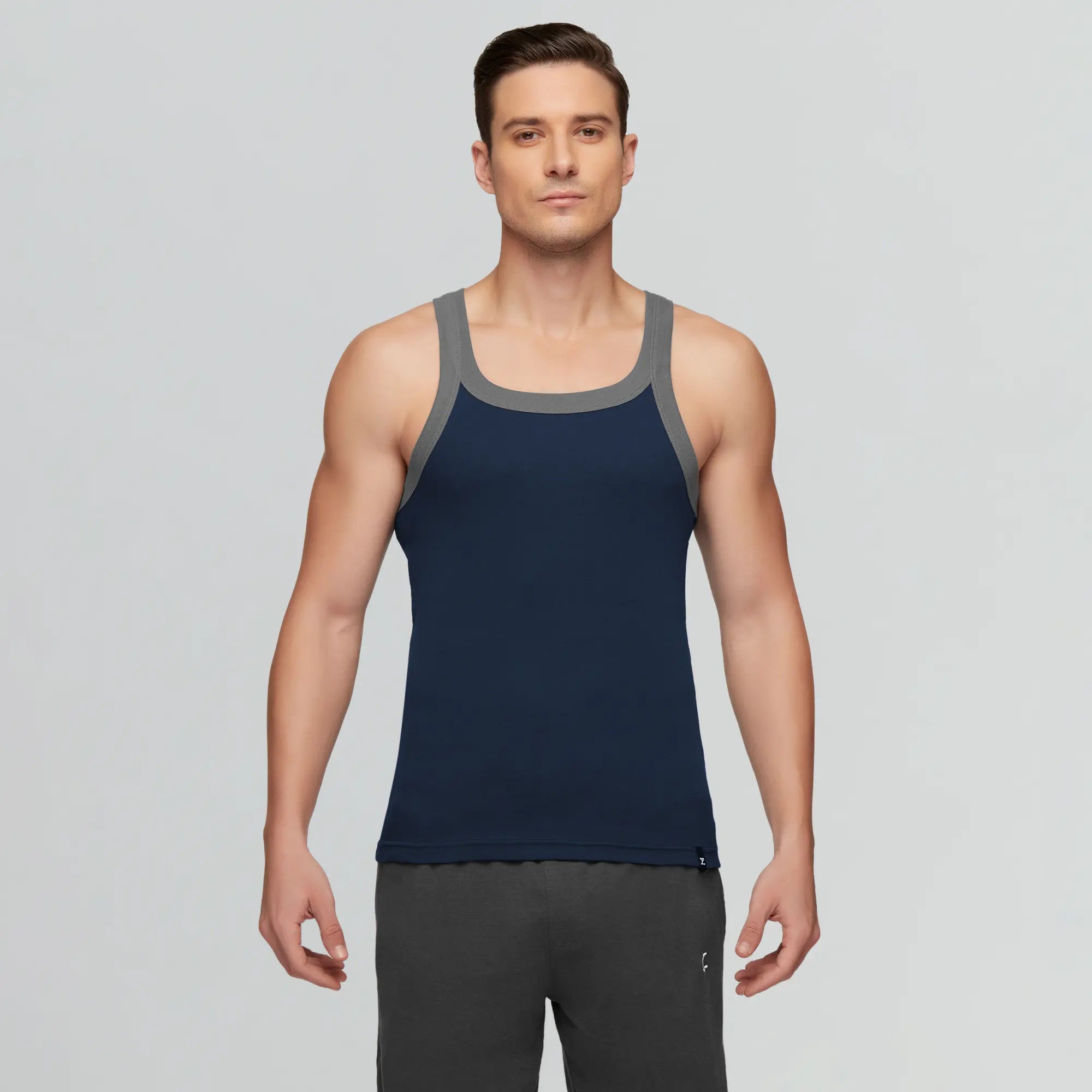 Pace Square Neck Vest Estate Blue