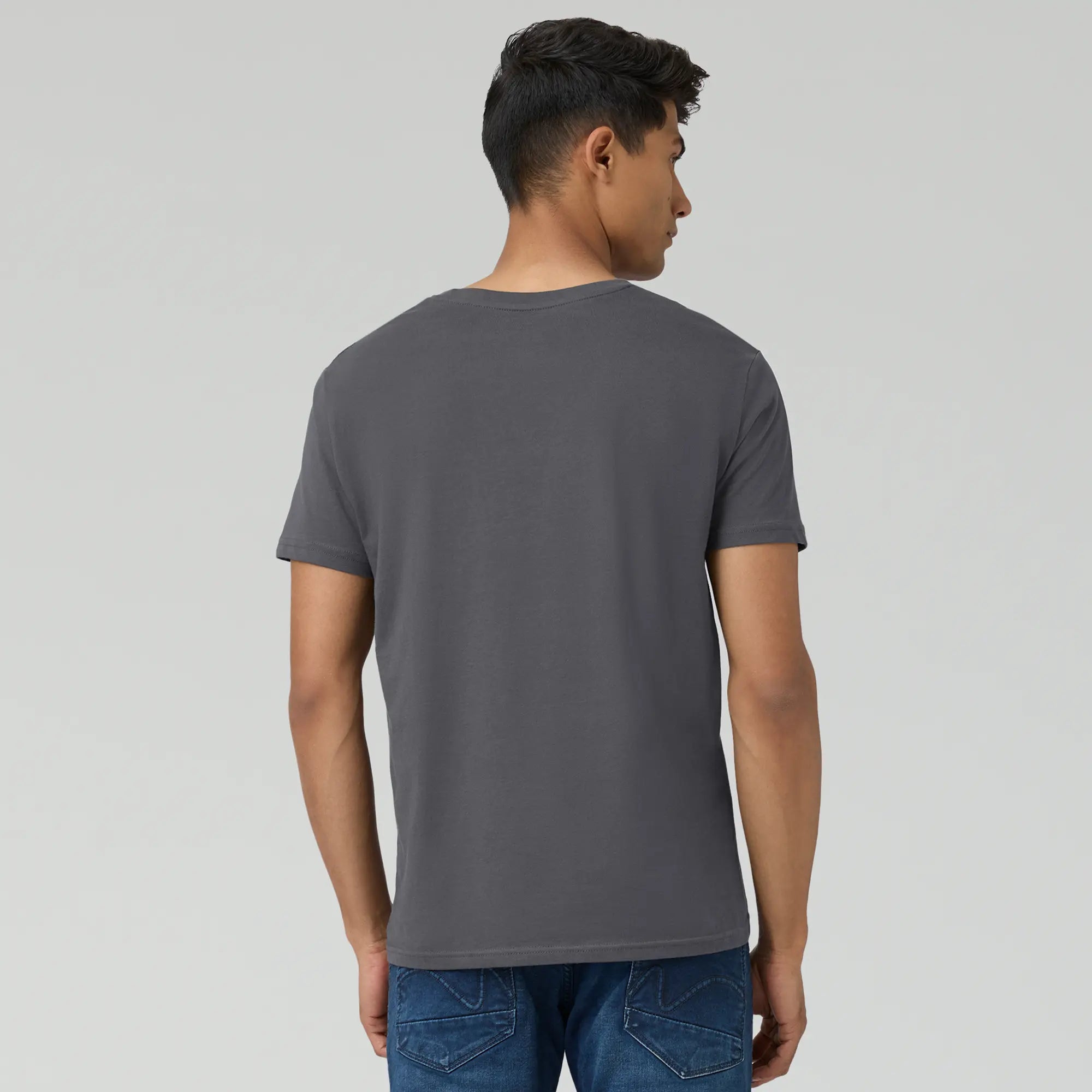 Pace Combed Cotton T-shirts For Men Anchor Grey - XYXX Crew