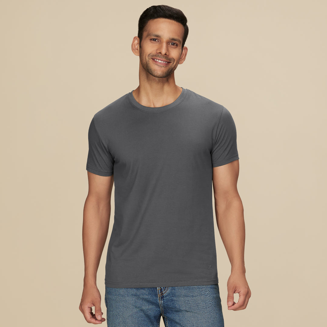 Pace Combed Cotton T-shirts Anchor Grey – XYXX Apparels